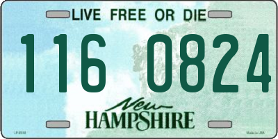 NH license plate 1160824