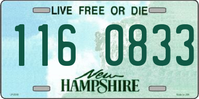 NH license plate 1160833