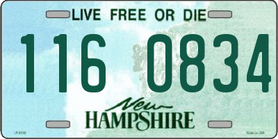NH license plate 1160834