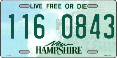 NH license plate 1160843
