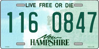 NH license plate 1160847