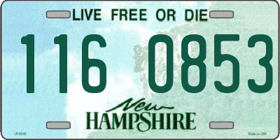 NH license plate 1160853