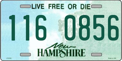 NH license plate 1160856