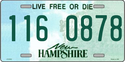 NH license plate 1160878