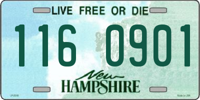 NH license plate 1160901