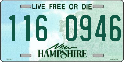 NH license plate 1160946