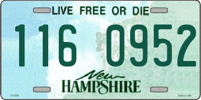 NH license plate 1160952