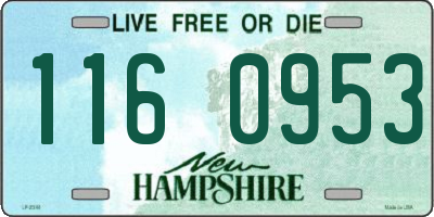 NH license plate 1160953