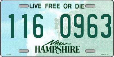 NH license plate 1160963