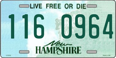 NH license plate 1160964