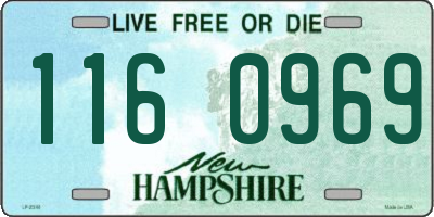 NH license plate 1160969
