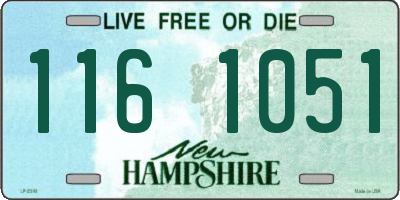 NH license plate 1161051