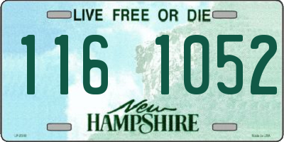 NH license plate 1161052