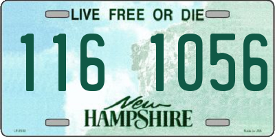 NH license plate 1161056