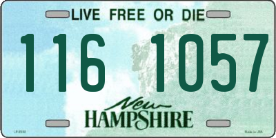 NH license plate 1161057