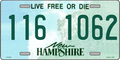 NH license plate 1161062