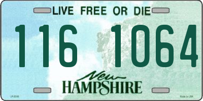 NH license plate 1161064