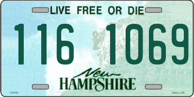 NH license plate 1161069