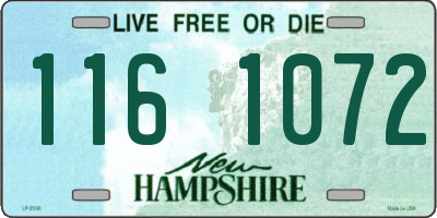 NH license plate 1161072
