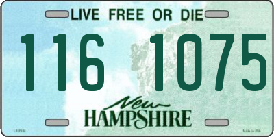NH license plate 1161075