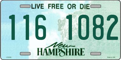 NH license plate 1161082