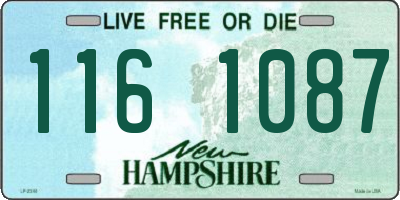 NH license plate 1161087