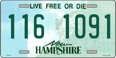NH license plate 1161091