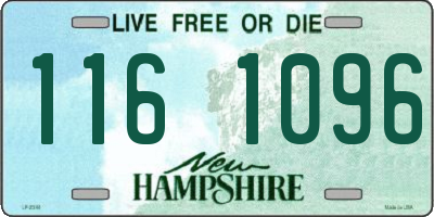 NH license plate 1161096