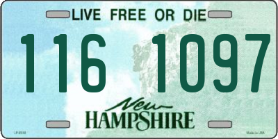 NH license plate 1161097