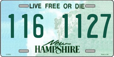 NH license plate 1161127