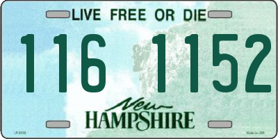 NH license plate 1161152