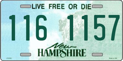 NH license plate 1161157