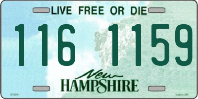 NH license plate 1161159