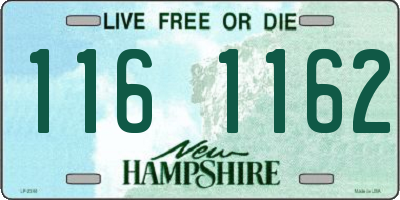 NH license plate 1161162