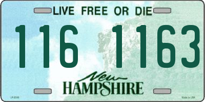 NH license plate 1161163