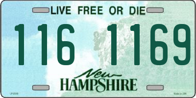 NH license plate 1161169