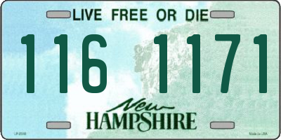 NH license plate 1161171