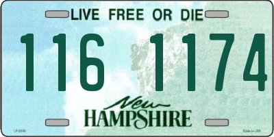 NH license plate 1161174
