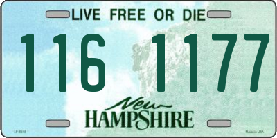 NH license plate 1161177