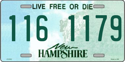 NH license plate 1161179