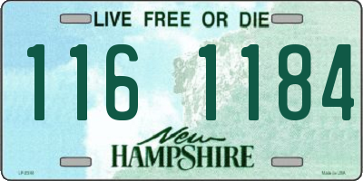 NH license plate 1161184
