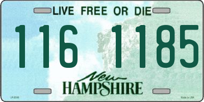 NH license plate 1161185