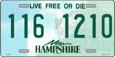 NH license plate 1161210