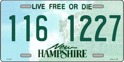 NH license plate 1161227