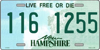NH license plate 1161255