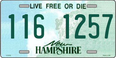 NH license plate 1161257
