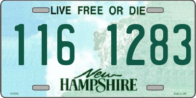 NH license plate 1161283