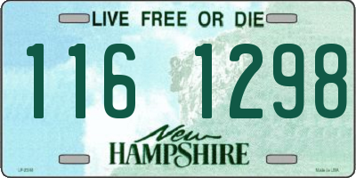 NH license plate 1161298