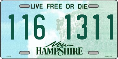 NH license plate 1161311