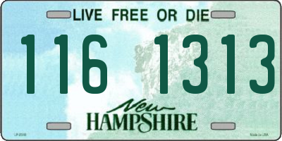 NH license plate 1161313